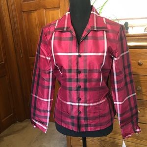 Jones New York Silk Long Sleeve Blouse Size 8